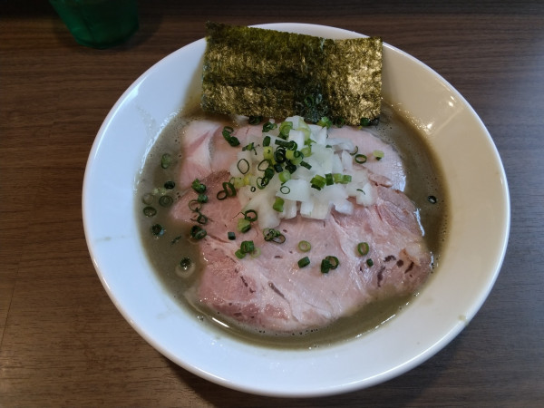 「[杯数限定]特濃煮干しそば」@謝浸蕎麦店の写真