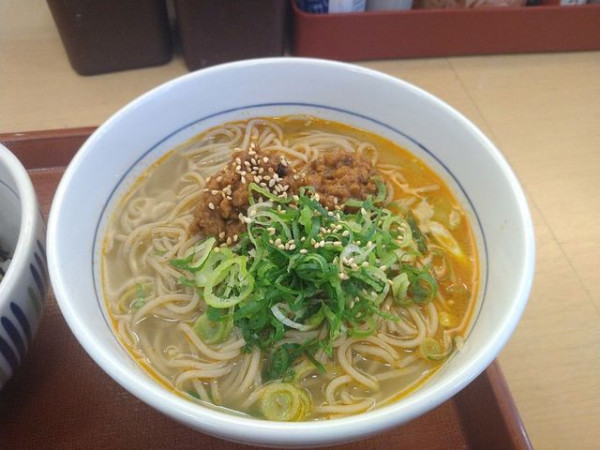 「坦々そば」@なか卯 京都八条口店の写真