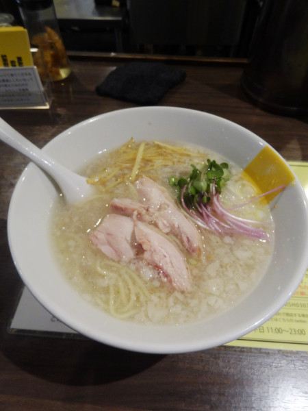 「塩生姜こってり1050円」@塩生姜らー麺専門店MANNISHの写真