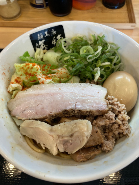 「DXまぜそば」@麺工房 海練の写真