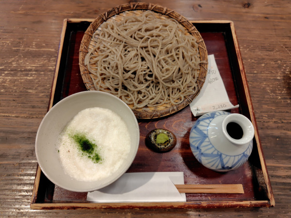 「つけとろ1250円」@そば切り たかやの写真