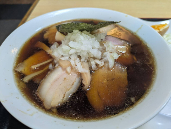 「チャーシュー麺(1200円)」@竹岡らーめん バイパス店の写真