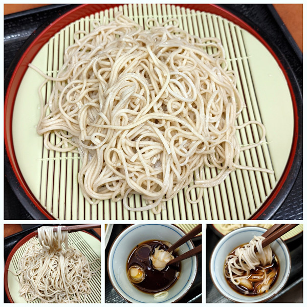 「もりそば(カレーライスセット)　¥800」@信州生そば みのがさ 神田和泉町店の写真