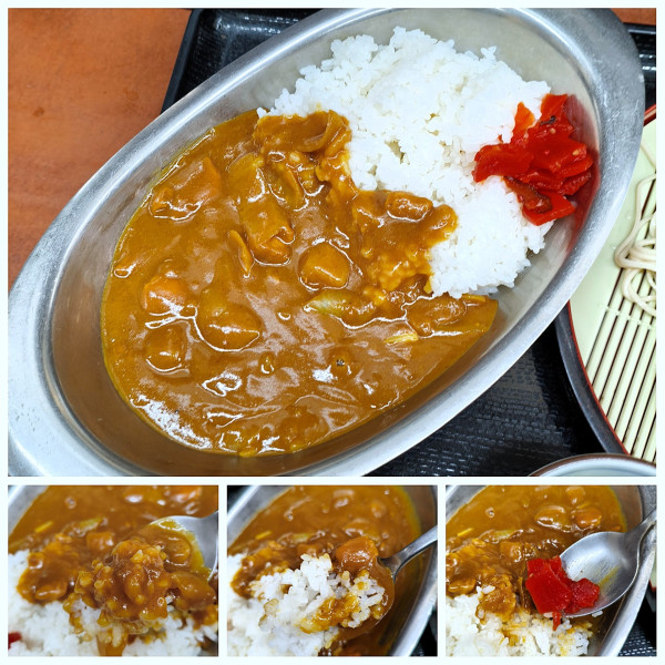 「カレーライスセット　¥800」@信州生そば みのがさ 神田和泉町店の写真