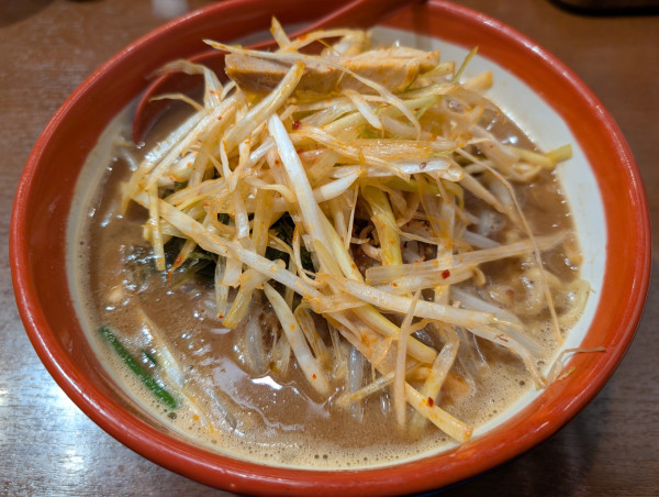 「伊勢味噌 肉ネギらーめん」@麺場 田所商店 足立江北店の写真