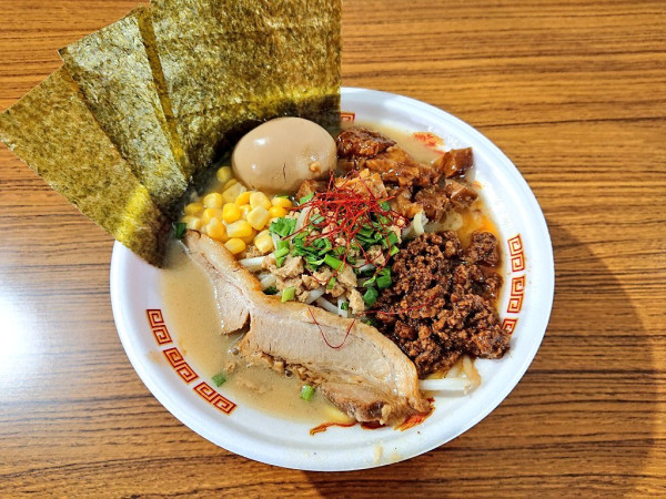 「【味噌麺処花道庵】濃厚肉味噌ラーメン」@大つけ麺博 Presents 秋の新作ラーメン祭の写真