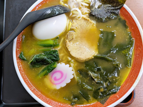 「カレーラーメン＋ゆで玉子」@第ニ福寿庵の写真