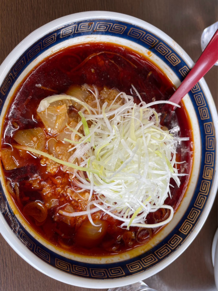 「勝浦タンタンメン(大辛)」@江ざわの写真