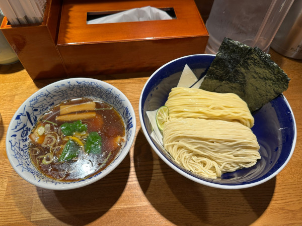 「清湯つけそば」@つけそば 神田勝本の写真