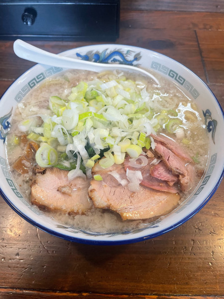 「背脂らーめん塩 大盛」@麺 島むらの写真
