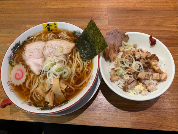 「中華&チャーシュー丼1230円」@中華そば金ちゃん BEYONDの写真