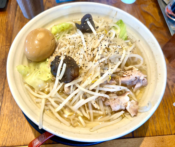 「塩タンメン(900¥)」@純米味噌ラーメン みそら堂 鶴田店の写真
