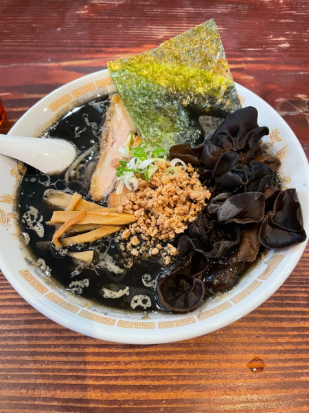 「イカ墨味噌+スパイスライス¥1,600」@麺屋 ゆゆ多の写真