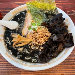 イカ墨味噌+スパイスライス¥1,600