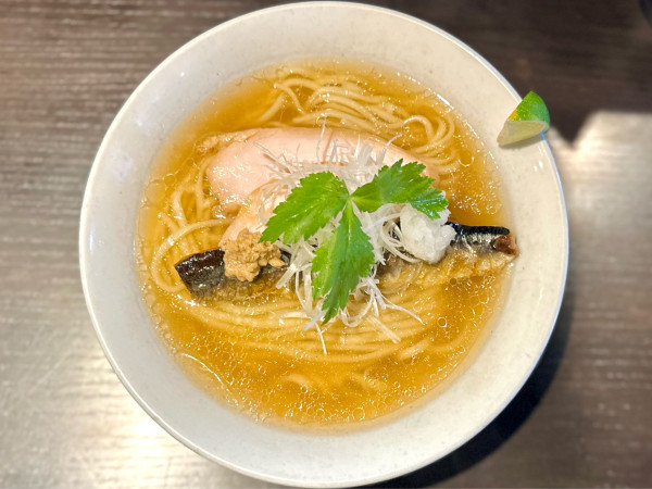「★＜麺処夏海 毎月恒例月一限定＞秋実秋刀魚塩焼らぁめん🍜¥1,3」@麺処 夏海の写真