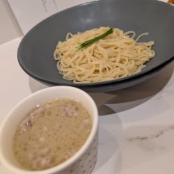 烏賊と柚子胡椒の冷やしつけ蕎麦