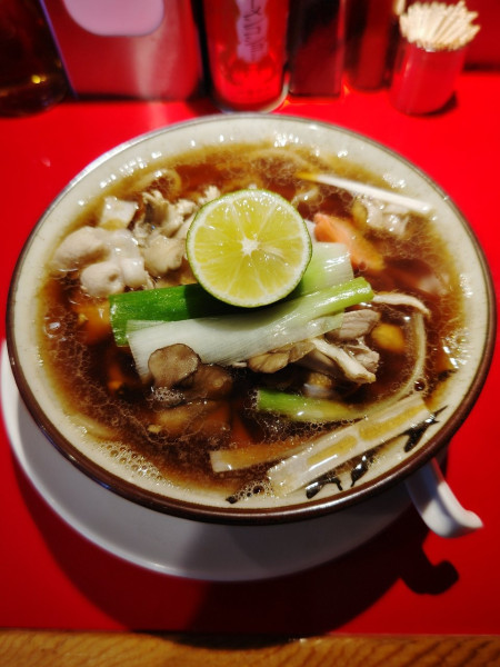 「スーパー舞茸ラーメン(1,200年)」@マルフル食堂 市役所通り店の写真