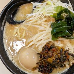 みそらーめん（こってり）＋味玉＋高菜＋旨辛みそ