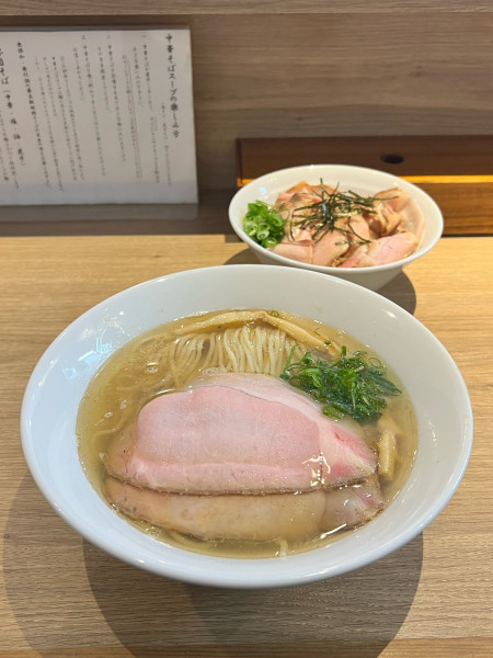 「塩そば」@中華そば 無限の写真