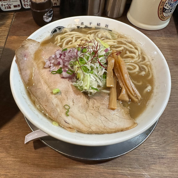 「デス煮干 大盛+ニボメシ」@麺やゼットンの写真