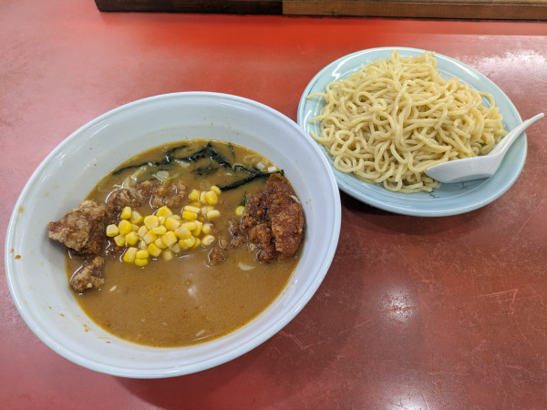 「味噌ロースつけ麺」@大王ラーメンの写真