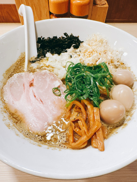 「うずら煮干しそば」@中華そばカナリヤの写真