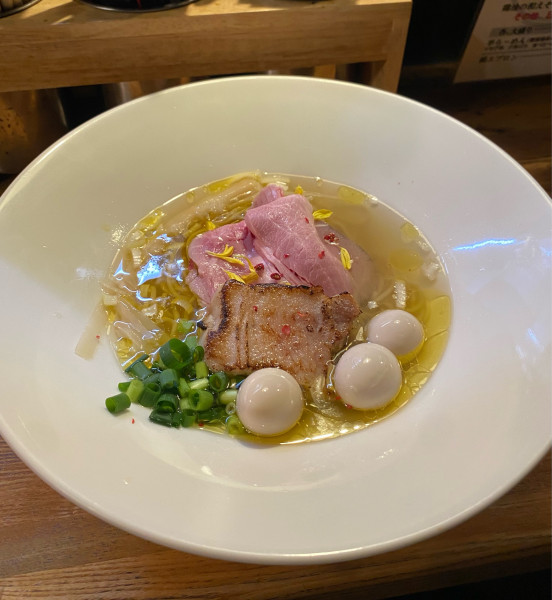 「[限定] インギー地鶏100%清湯(塩で) ¥1450」@麺庵 小島流の写真