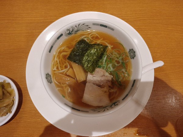 「半ラーメン」@熱烈中華食堂 日高屋 北越谷ファイン店の写真
