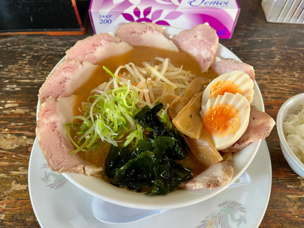 「味噌チャーシュー900円・半ライスサービス」@ラーメン屋SUNの写真