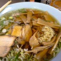 チャーシューメン並・メンマ・ビール