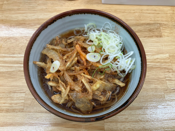 「かき揚げそば」@笠置そばの写真