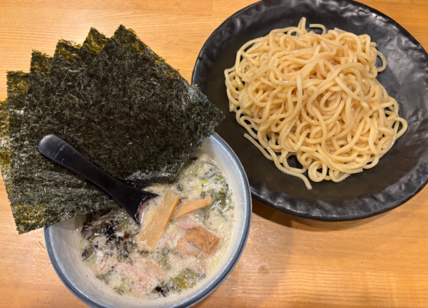 「しおつけ麺+海苔」@つけ麺 ががちゃい 中山店の写真