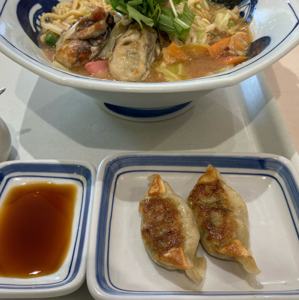 「かきちゃんぽん祭 かきの数だけぎょうざが無料！」@リンガーハット イオンモール千葉ニュータウン店の写真