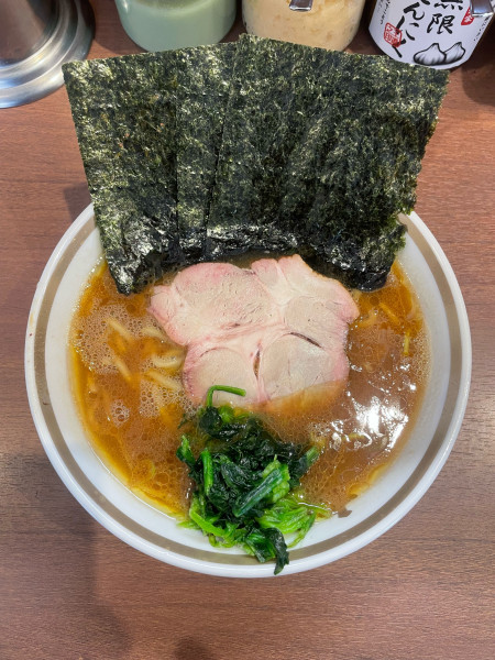 「ラーメン(900円)麺固め」@家系ラーメン 大ちゃんの写真