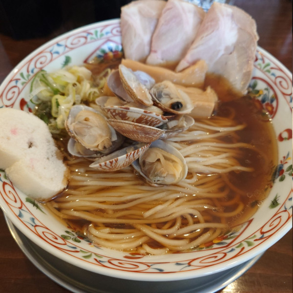 「浅利とふたなつ」@煮干ラーメン 北栄の写真