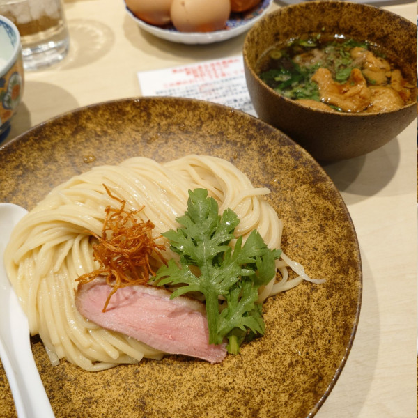 「鴨つけ麺」@ダックラーメン・エイジの写真