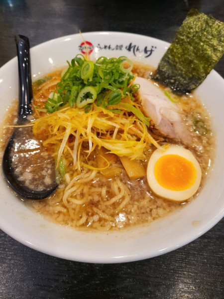 「ねぎれんげらーめん」@らーめん食堂 れんげ 岡谷店の写真
