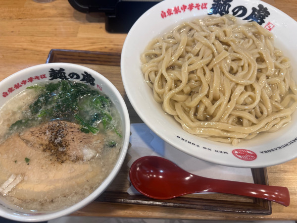 「麺の虜昆布水つけ麺　麺大盛り」@自家製中華そば 麺の虜の写真