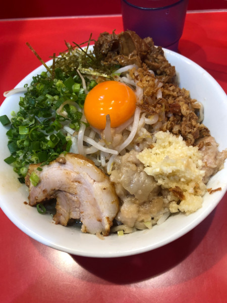 「葱塩まぜそば ミニ」@麺屋 桐龍の写真