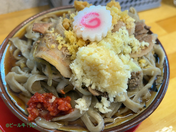 「肉めん(1050円)全部」@肉めん 肉めし NO11の写真