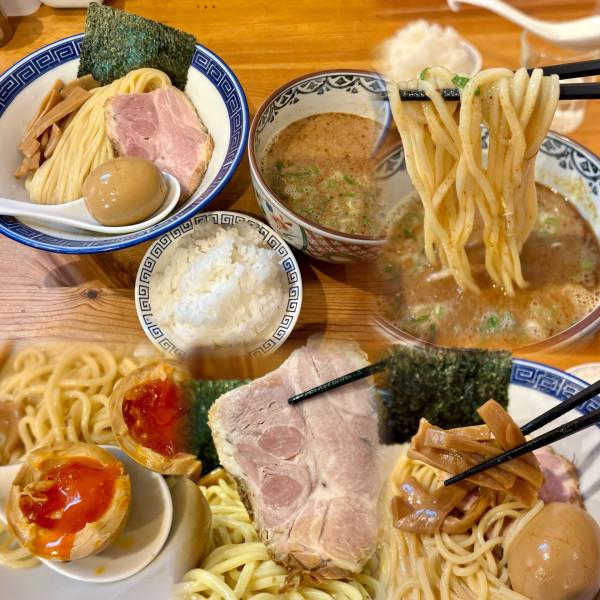 「カレーつけめん1000円＋味玉130円＋ミニライス150円」@ラーメン トウカンヤの写真