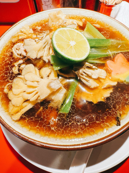 「スーパー舞茸ラーメン」@マルフル食堂 市役所通り店の写真