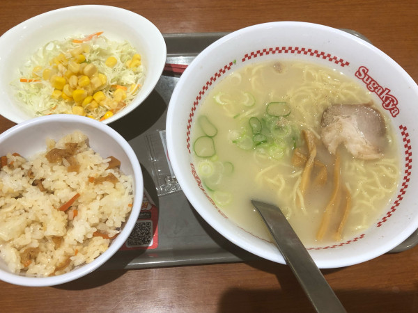 「ラーメンセット」@スガキヤ 富士南イオン店の写真