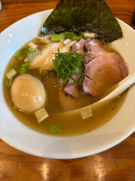 「特製手揉み中華そば塩」@麺や晴心の写真