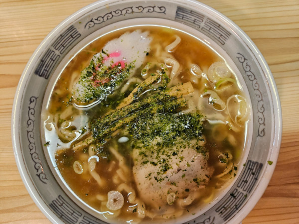 「赤湯しょうゆラーメンミニ」@龍上海 新横浜ラーメン博物館店の写真