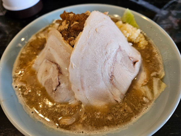 「豚そば煮干」@麺屋 むらさきの写真