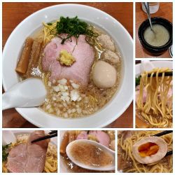 背脂生姜ラーメン(季節限定)＋味玉＝¥1060