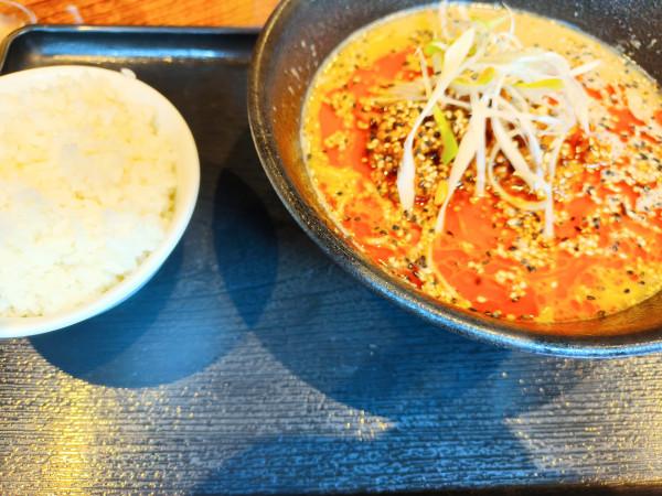 「日替わりランチ（担々麺＋白ごはん）」@自家製麺 製麺王の写真
