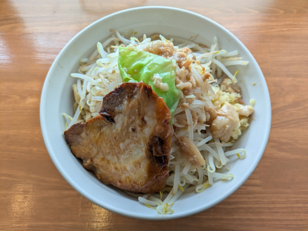 「レギュラー満タン(汁あり、大)」@マシマシスタンド 美濃加茂店の写真