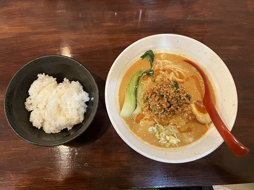 「担々麺」@横浜家系ラーメン 帝壱家の写真
